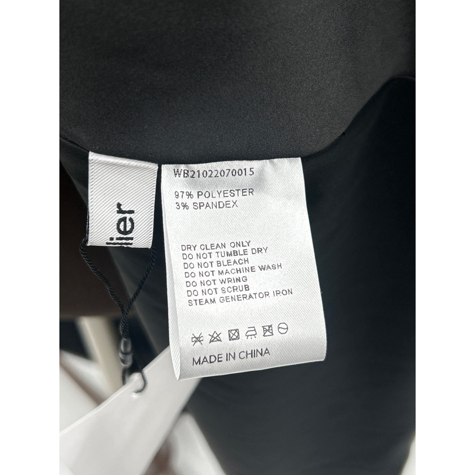 Nwt Lattelier Black Fit Flare Dress Xl Long Sleeve Minimalist Capsule Wardrobe — image 6 of 8